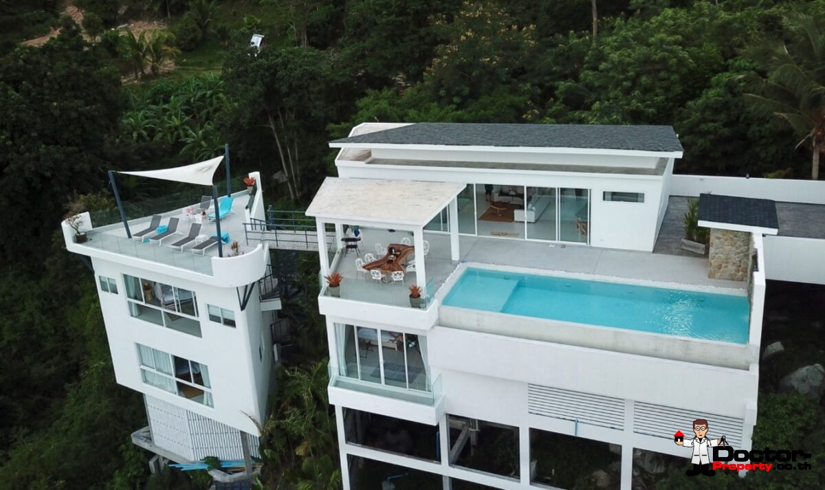 4 Bedroom Sea View Villa - Chaweng - Koh Samui - for sale
