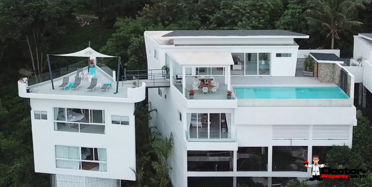 4 Bedroom Sea View Villa - Chaweng - Koh Samui - for sale