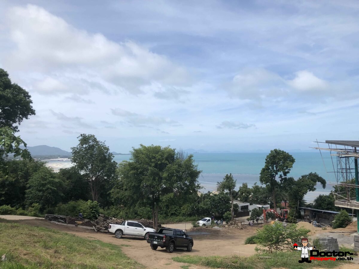 New Fantastic 4 Bedroom Sea View Villa - Bang Makham - Koh Samui - for sale