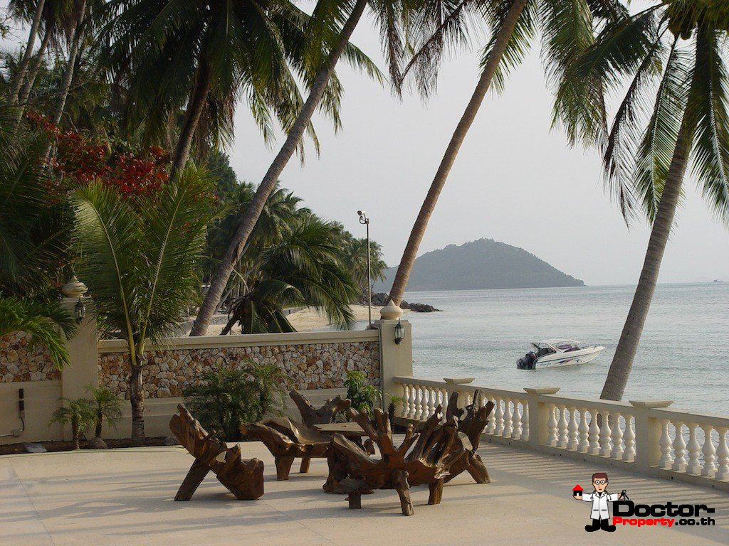 Beachfront 7 Bedroom Villa + 3 Guest Villas + Apartments - Taling Ngam - Koh Samui for sale