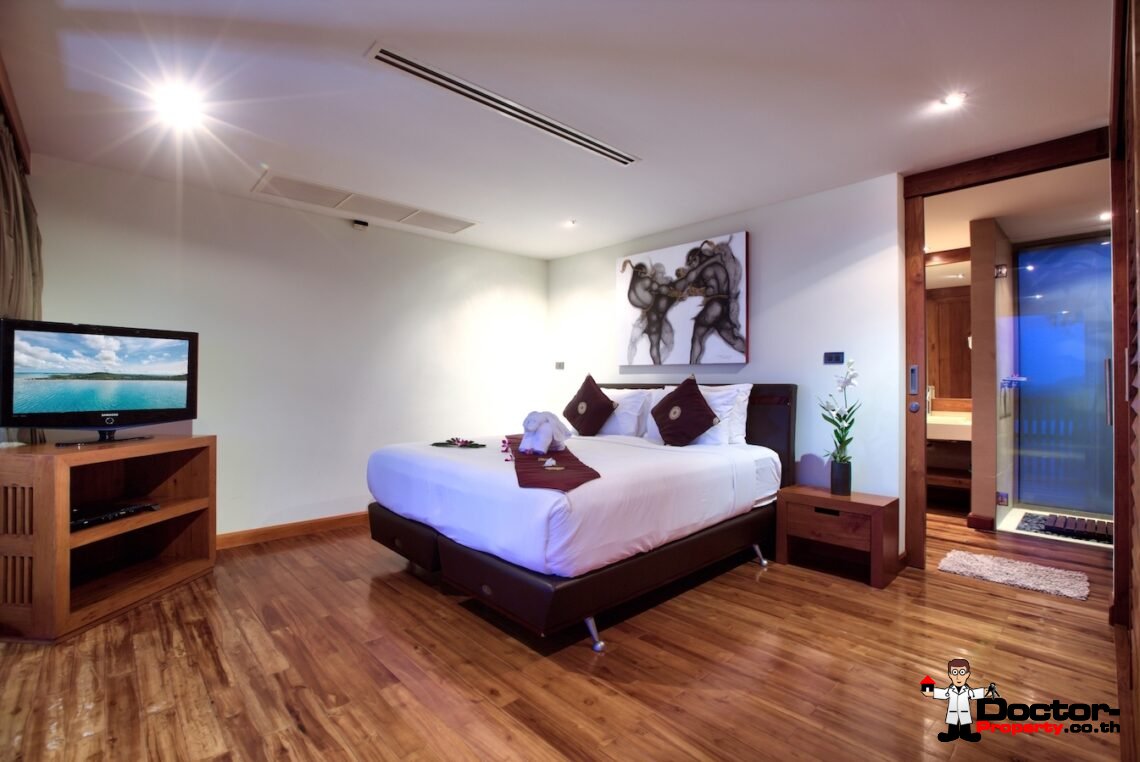 Traditional 5 Bedroom Panoramic Sea View Villa – Bo Phut, Koh Samui – For Sale