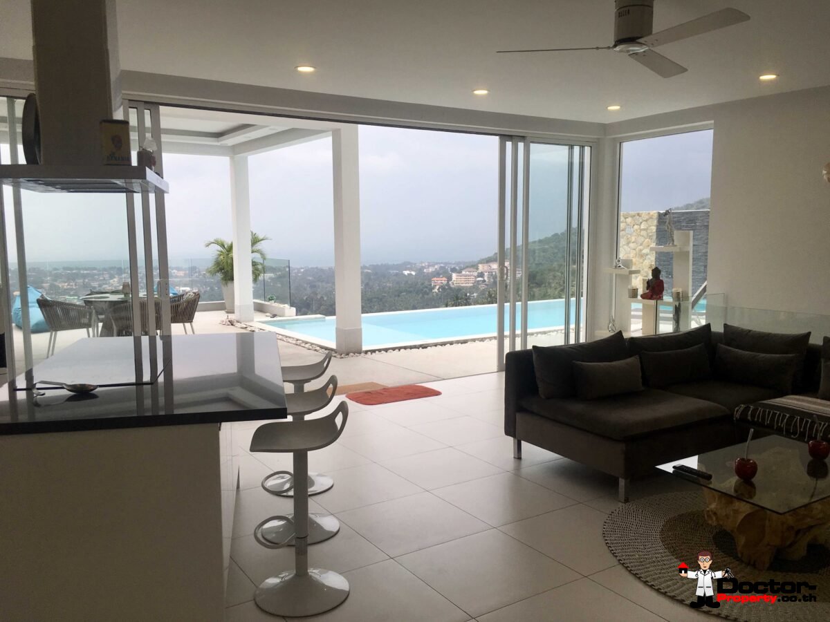 3 Bedroom Sea View Villa - Chaweng - Koh Samui - for sale