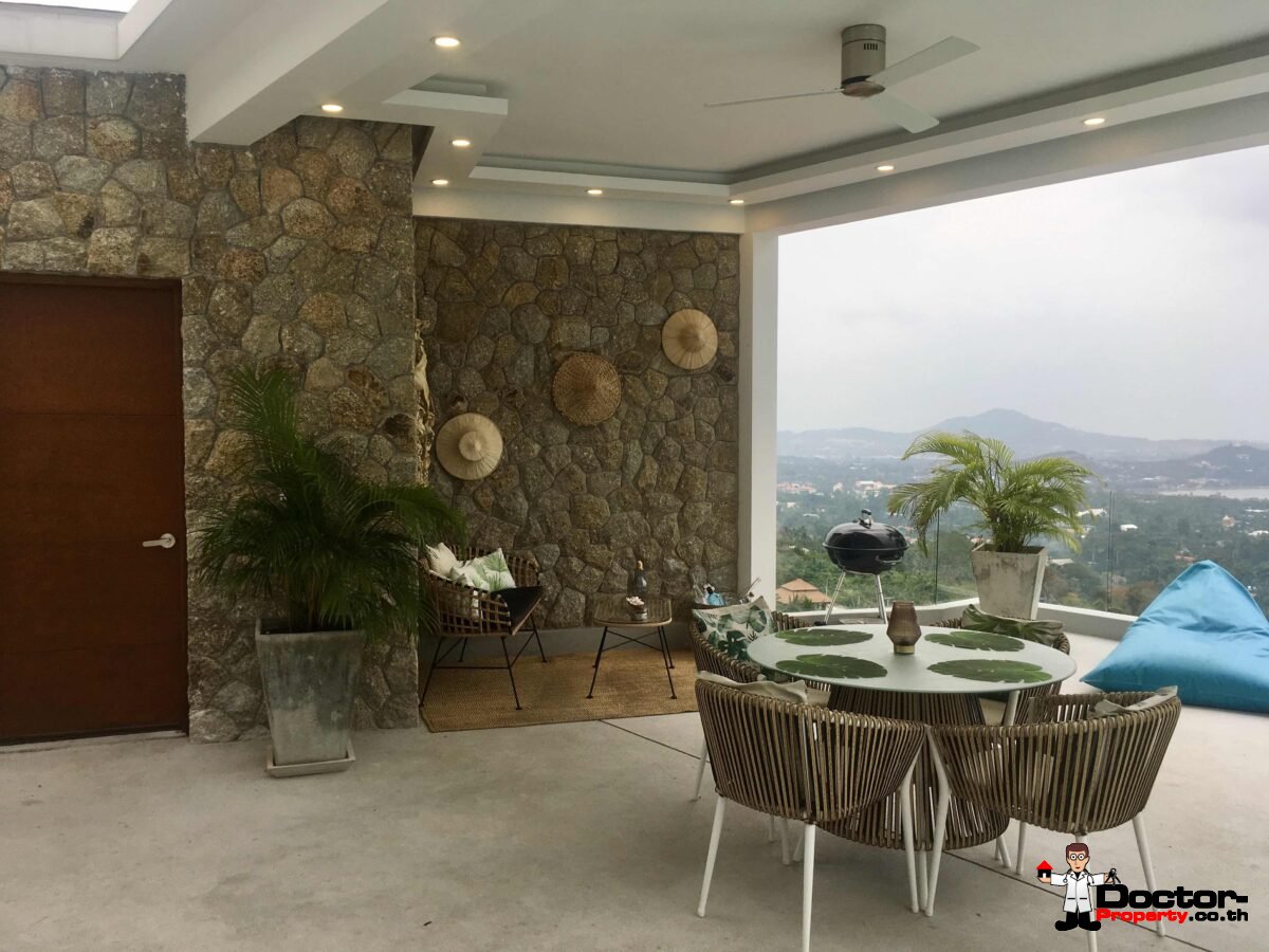 3 Bedroom Sea View Villa - Chaweng - Koh Samui - for sale