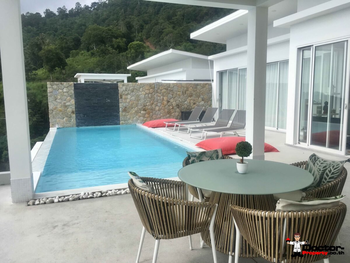 3 Bedroom Sea View Villa - Chaweng - Koh Samui - for sale