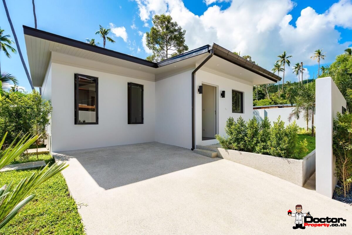 New 3 Bedroom Villa with Sea View - Bophut - Koh Samui - for sale