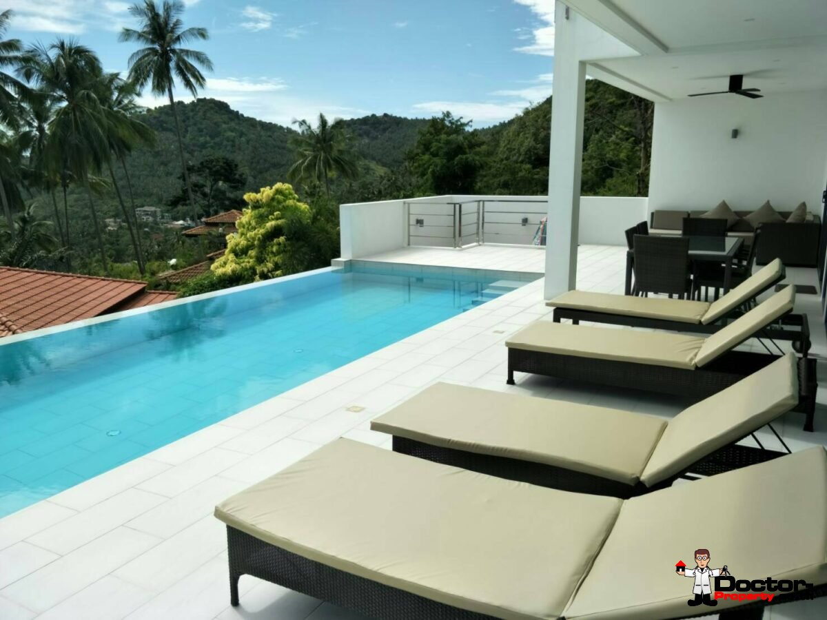 New 3 Bedroom Villa with Sea View - Chaweng Noi - Koh Samui - for sale