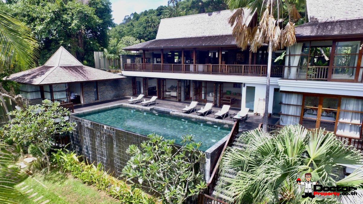 Beachfront 5 Bedroom Villa - Taling Ngam - Koh Samui - for sale