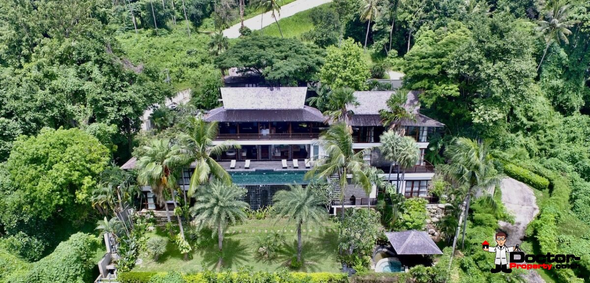 Beachfront 5 Bedroom Villa - Taling Ngam - Koh Samui - for sale