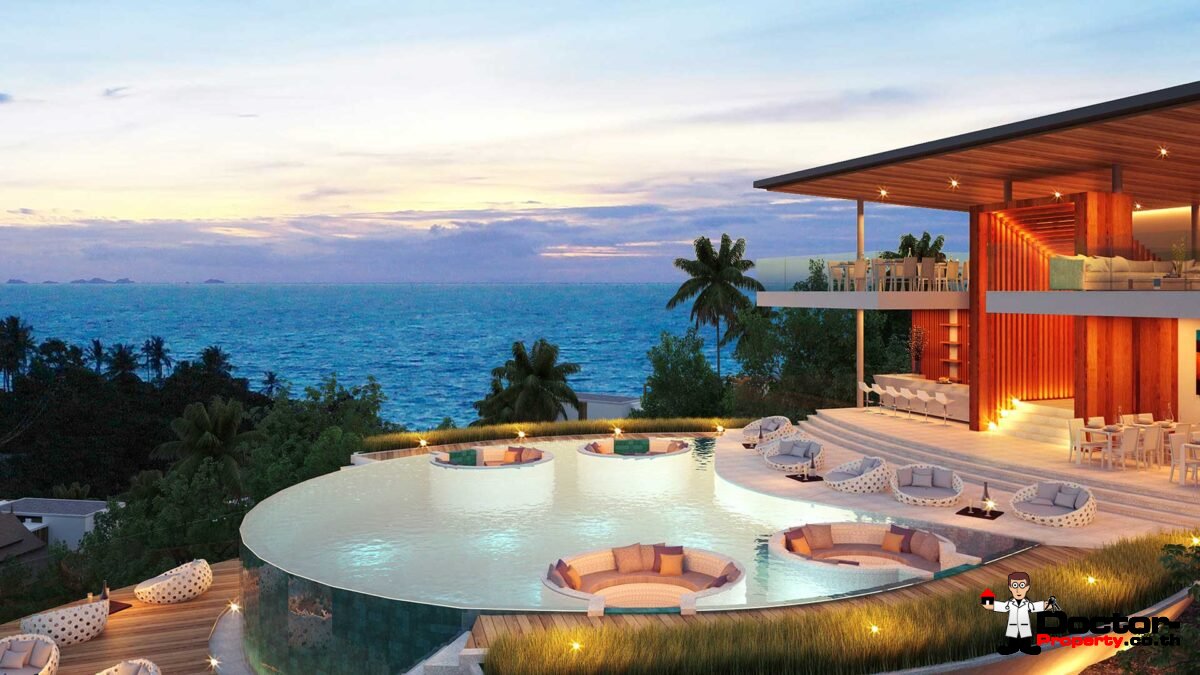 4 Bedroom Sea View Villa - Lamai - Koh Samui - for sale