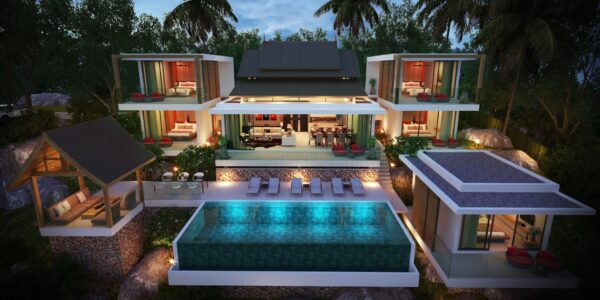4 Bedroom Sea View Villa - Lamai - Koh Samui - for sale