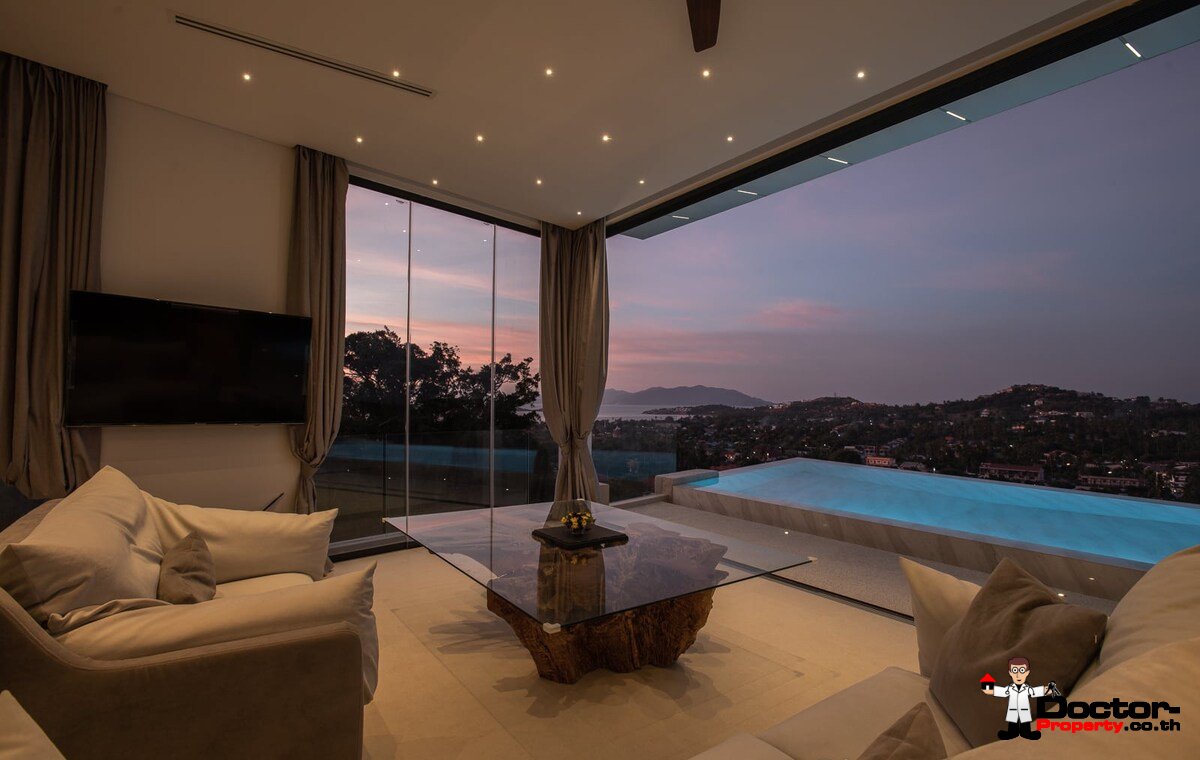 5 Bedroom Sea View Villa - Plai Laem - Koh Samui - for sale