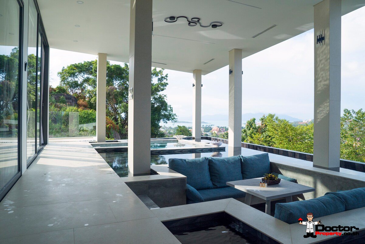 5 Bedroom Sea View Villa - Plai Laem - Koh Samui - for sale