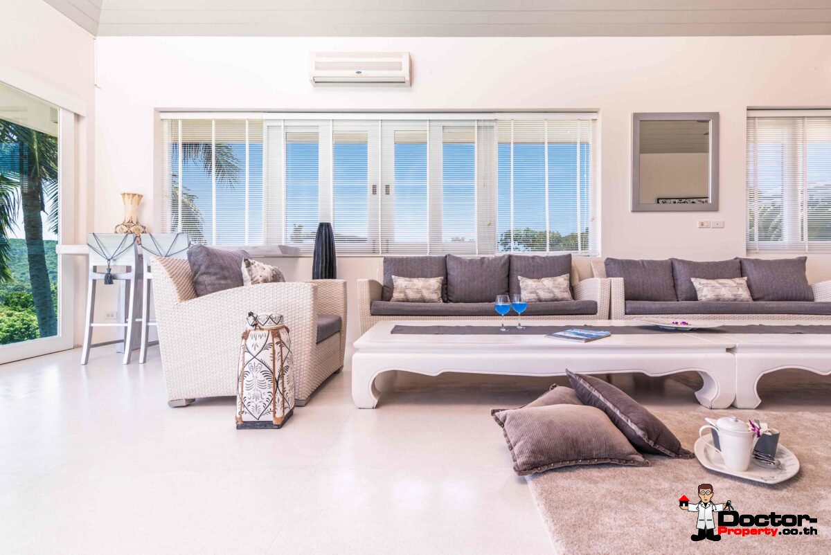 5 Bedroom Sea View Villa - Bophut - Koh Samui - for sale