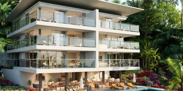 New 2 Bedroom Apartment with Sea View – Bang Por, Koh Samui – For Sale