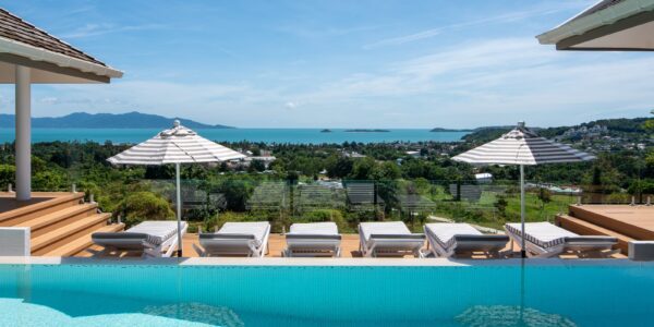 5 Bedroom Sea View Villa – Bophut, Koh Samui – For Sale