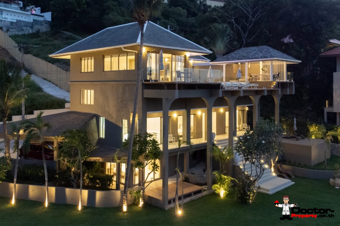 5 Bedroom Sea View Villa – Bophut, Koh Samui – For Sale