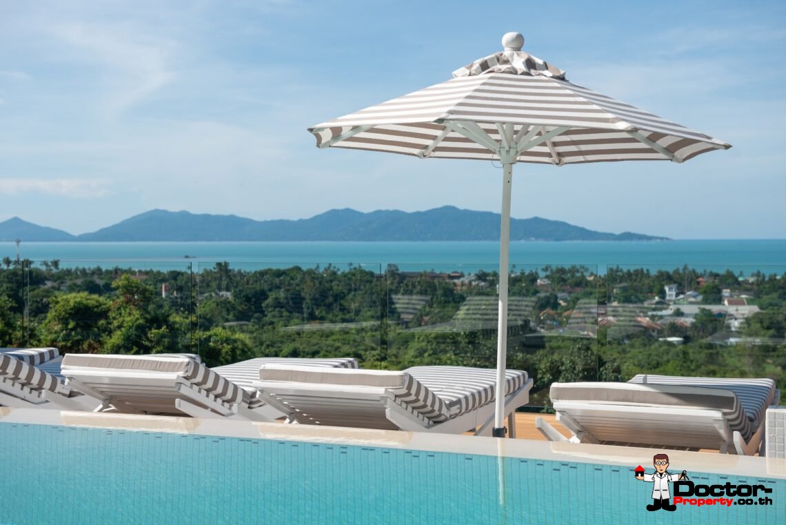 5 Bedroom Sea View Villa – Bophut, Koh Samui – For Sale