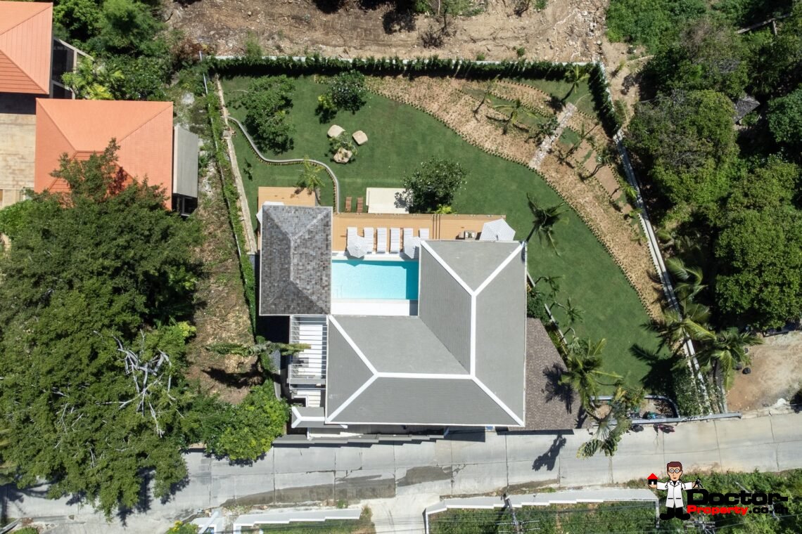 5 Bedroom Sea View Villa – Bophut, Koh Samui – For Sale