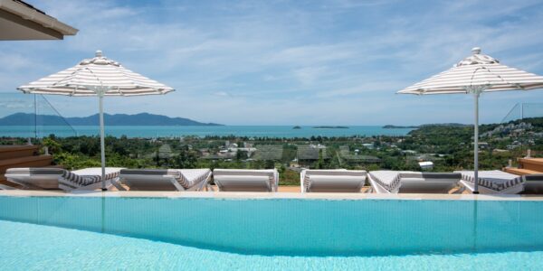 5 Bedroom Sea View Villa – Bophut, Koh Samui – For Sale