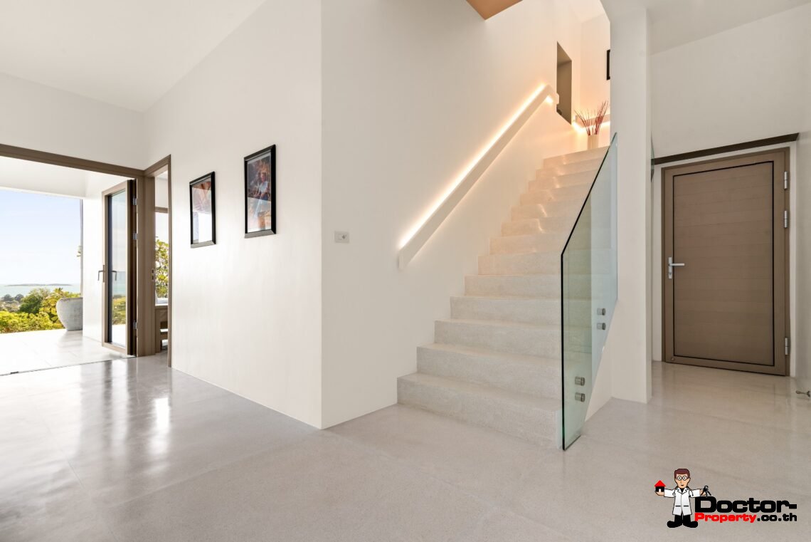 5 Bedroom Sea View Villa – Bophut, Koh Samui – For Sale