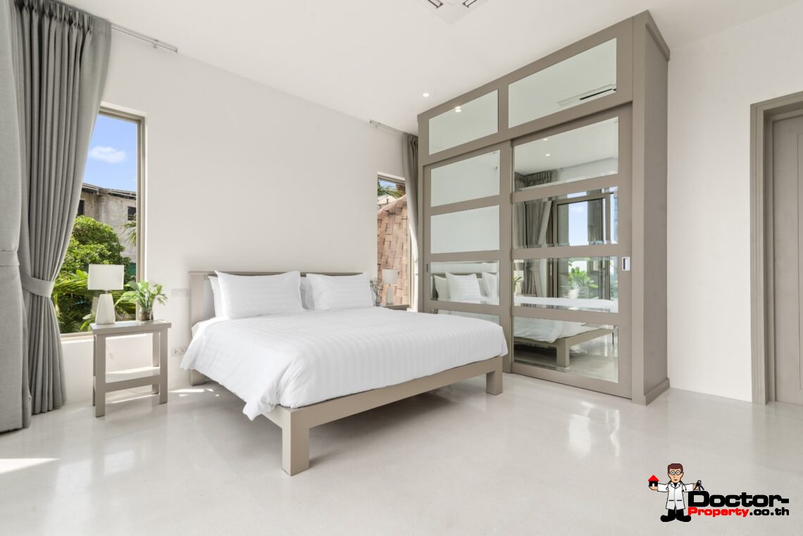 5 Bedroom Sea View Villa – Bophut, Koh Samui – For Sale