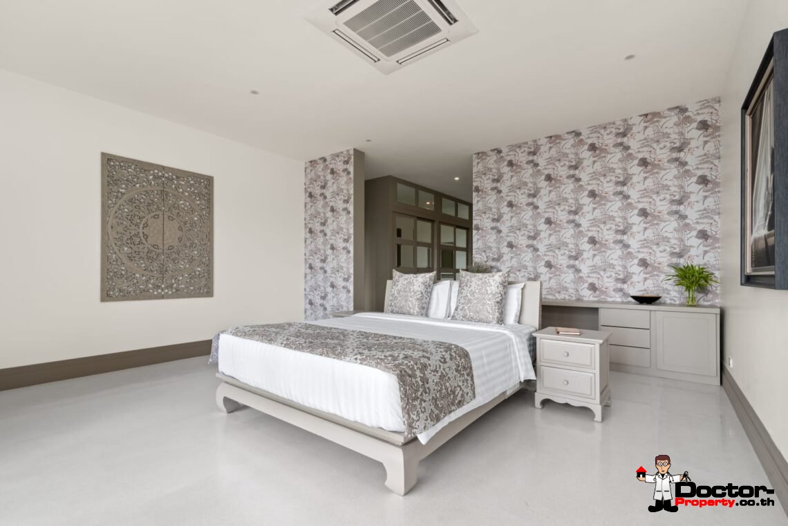 5 Bedroom Sea View Villa – Bophut, Koh Samui – For Sale