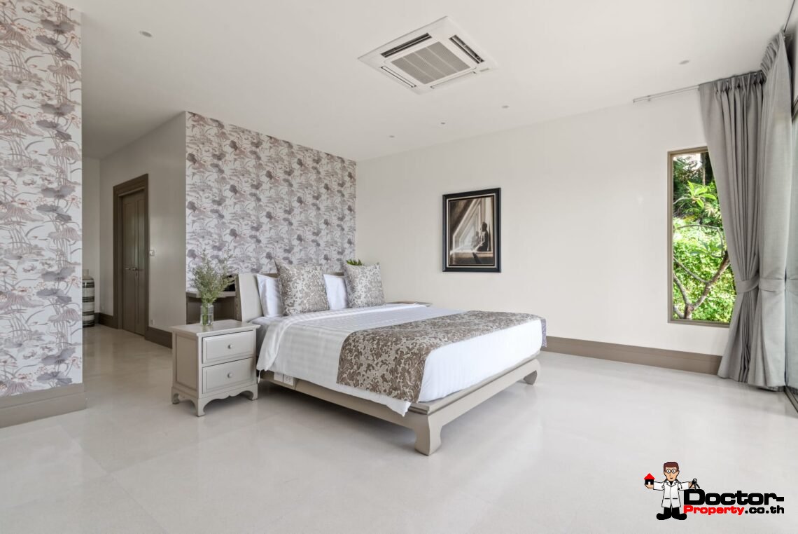 5 Bedroom Sea View Villa – Bophut, Koh Samui – For Sale