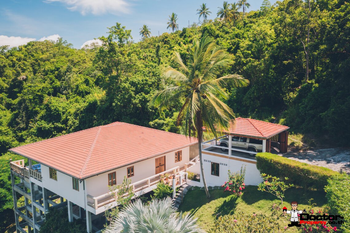 4 Bed Pool Villa with Sea View – Taling Ngam, Koh Samui – For Sale