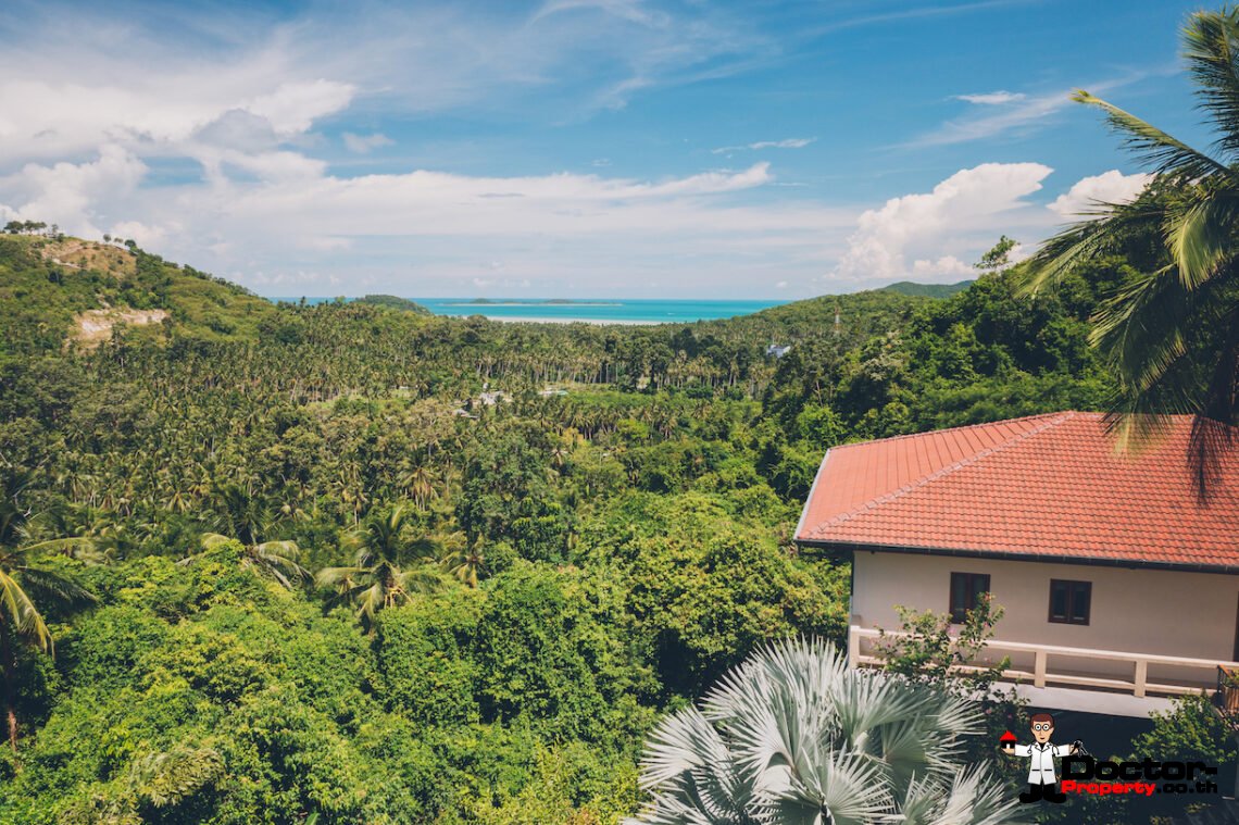 4 Bed Pool Villa with Sea View – Taling Ngam, Koh Samui – For Sale