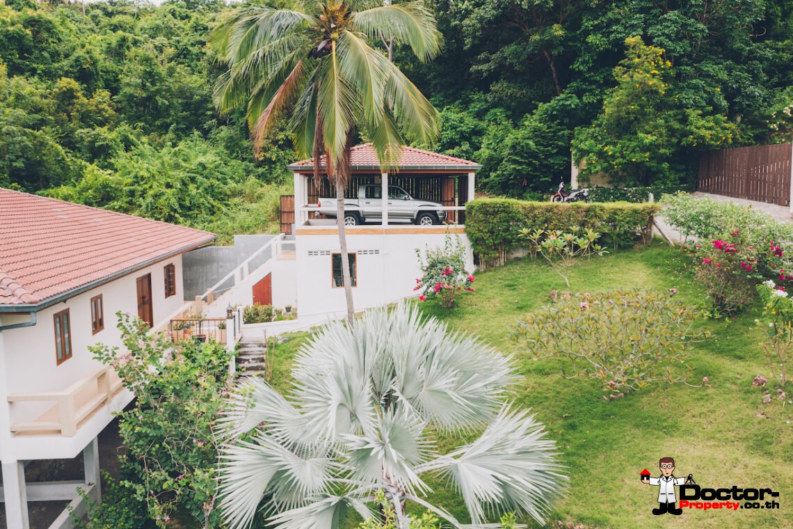 4 Bed Pool Villa with Sea View – Taling Ngam, Koh Samui – For Sale