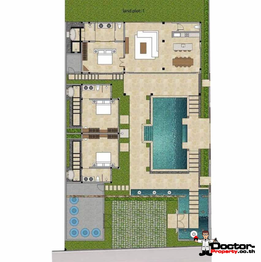Fantastic 3 Bedroom Garden Pool Villa - Maenam - Koh Samui - for sale