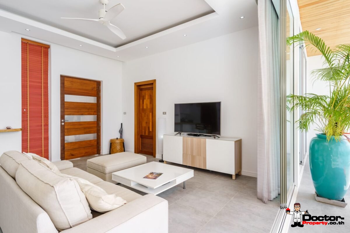 New 3 Bedroom Villa with Sea View – Bophut, Koh Samui – For Sale