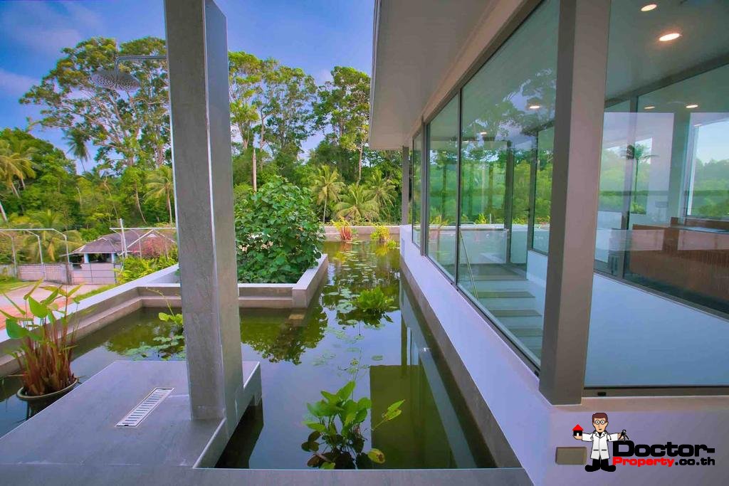 3 Bedroom Beachfront Villa - New Boat Marina Development - Mai Khao Beach - North Phuket - for sale