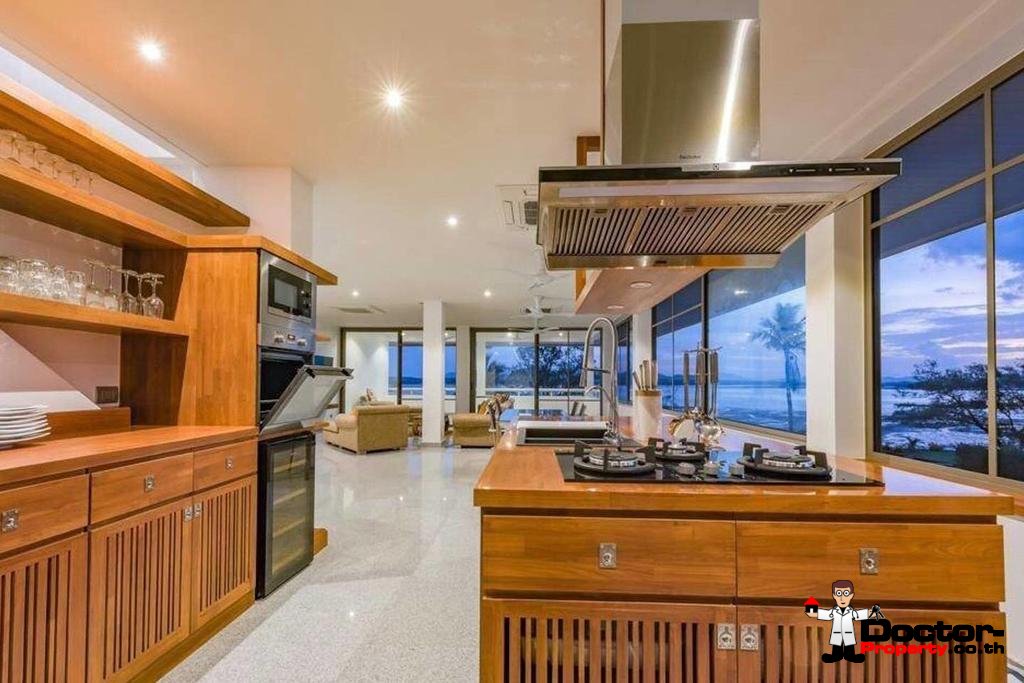 3 Bedroom Beachfront Villa - New Boat Marina Development - Mai Khao Beach - North Phuket - for sale