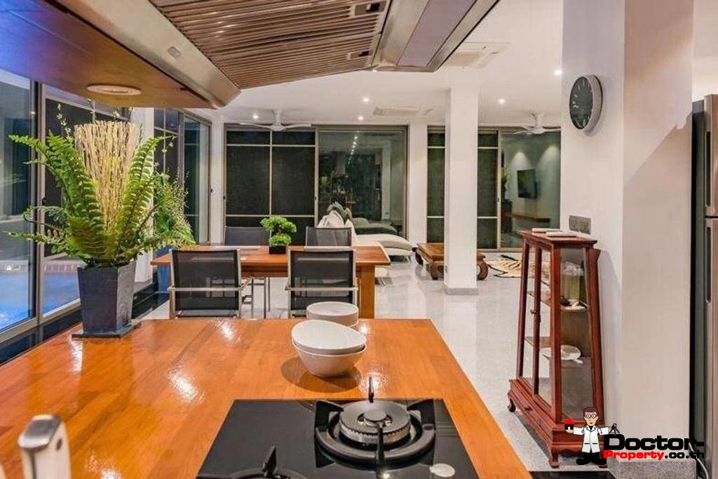 3 Bedroom Beachfront Villa - New Boat Marina Development - Mai Khao Beach - North Phuket - for sale