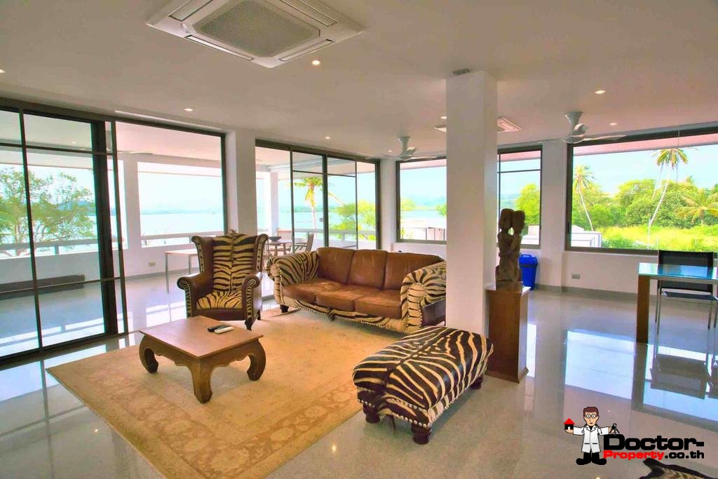 3 Bedroom Beachfront Villa - New Boat Marina Development - Mai Khao Beach - North Phuket - for sale