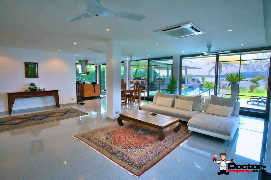 3 Bedroom Beachfront Villa - New Boat Marina Development - Mai Khao Beach - North Phuket - for sale