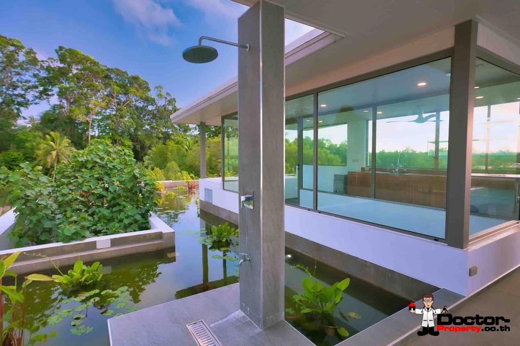 3 Bedroom Beachfront Villa - New Boat Marina Development - Mai Khao Beach - North Phuket - for sale