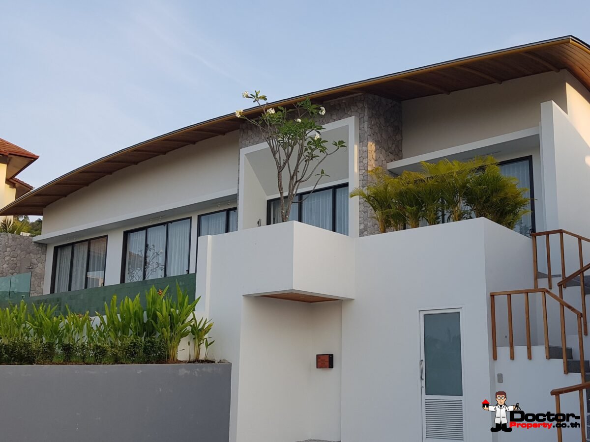 Finish 3 Bedroom Sea View Villa - Mae Nam - Koh Samui - for sale