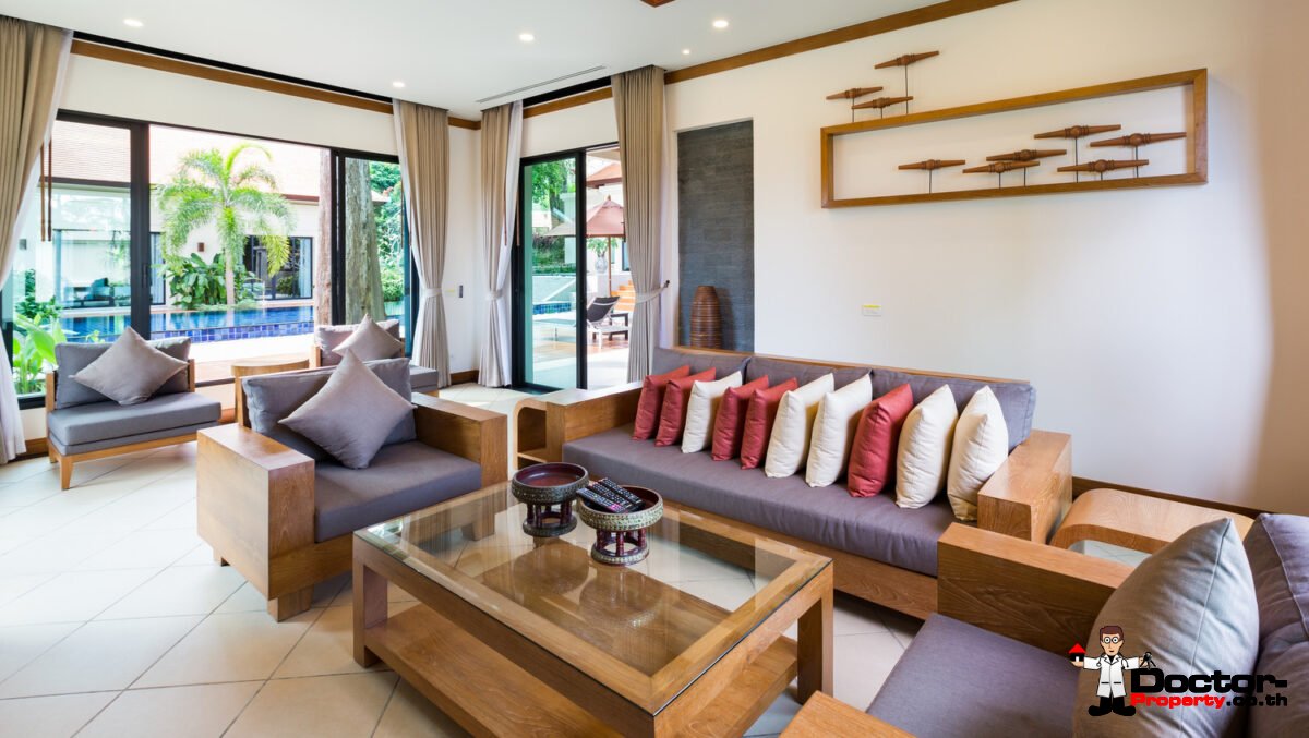 3 Bedroom Thai Balinese Style Villas - Nai Harn - Phuket South - for sale