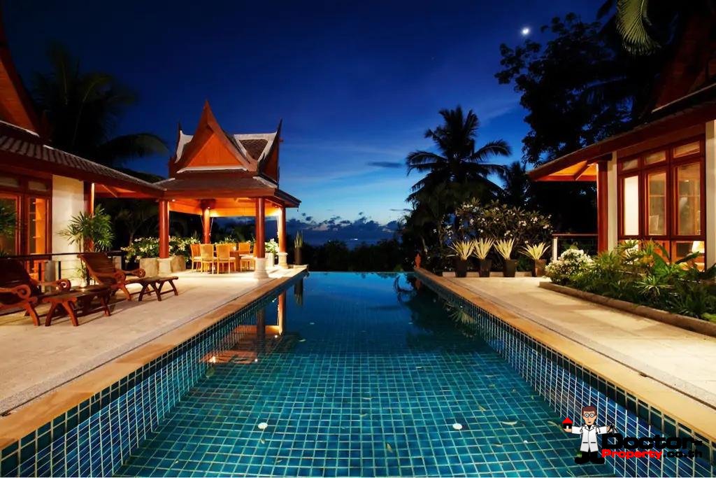 4 Bedroom Sea View Thai Style Villa - Ayara - Surin Beach - Phuket - for sale