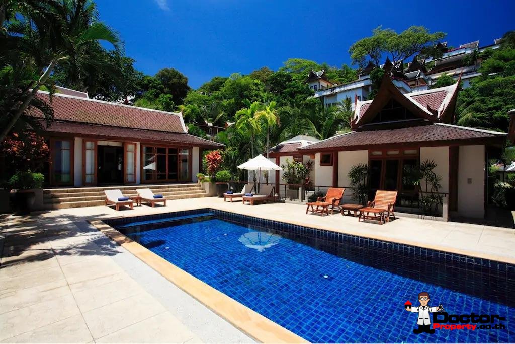 4 Bedroom Sea View Thai Style Villa - Ayara - Surin Beach - Phuket - for sale