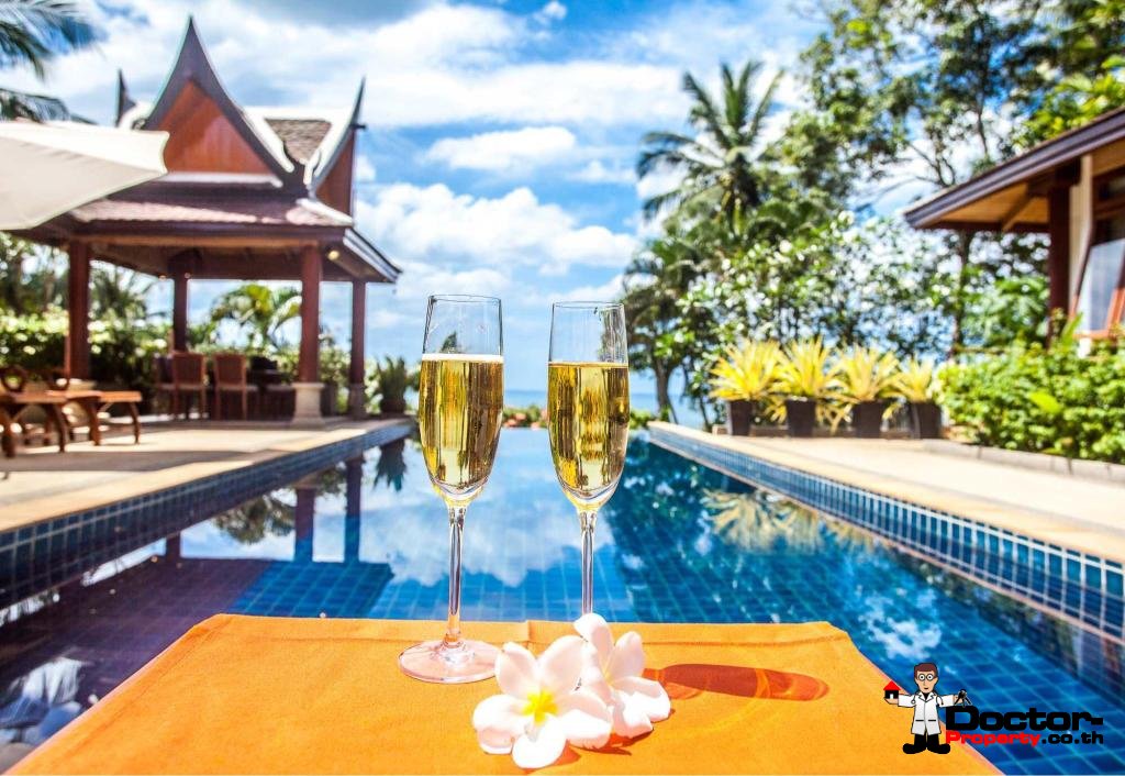 4 Bedroom Sea View Thai Style Villa - Ayara - Surin Beach - Phuket - for sale