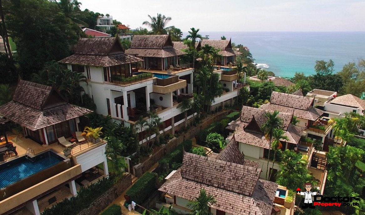4 Bedroom Sea View Thai Style Villa - Ayara - Surin Beach - Phuket - for sale