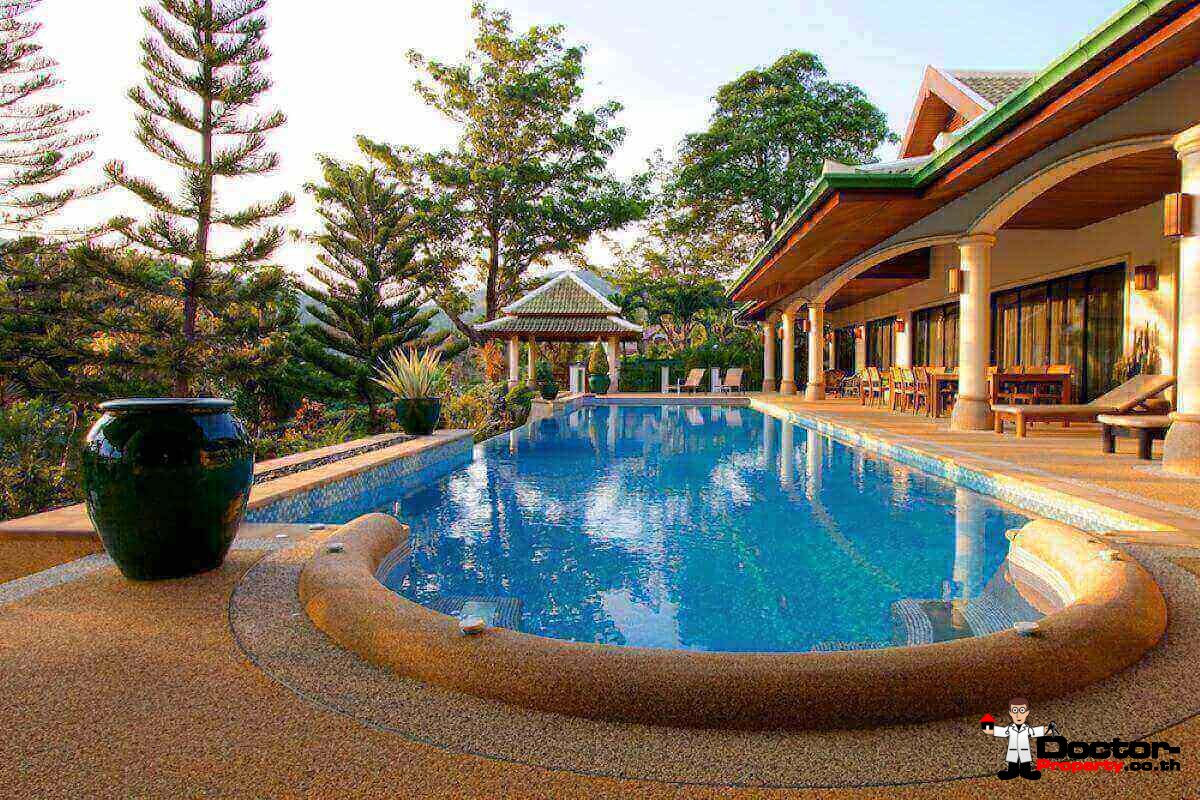 5 Bedroom Panoramic Mountain View Villa - Nai Harn Beach - Phuket - for sale