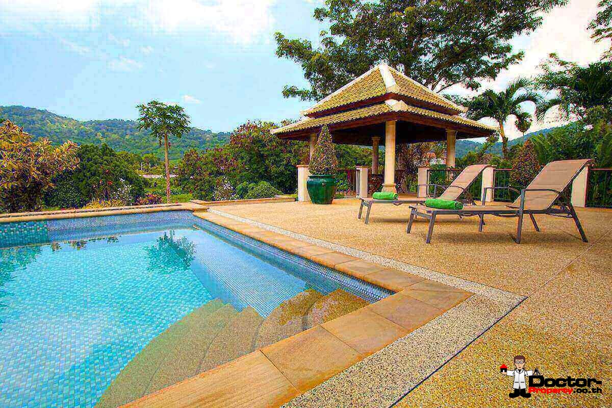 5 Bedroom Panoramic Mountain View Villa - Nai Harn Beach - Phuket - for sale