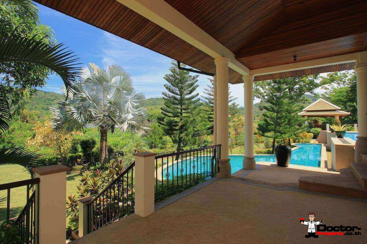 5 Bedroom Panoramic Mountain View Villa - Nai Harn Beach - Phuket - for sale