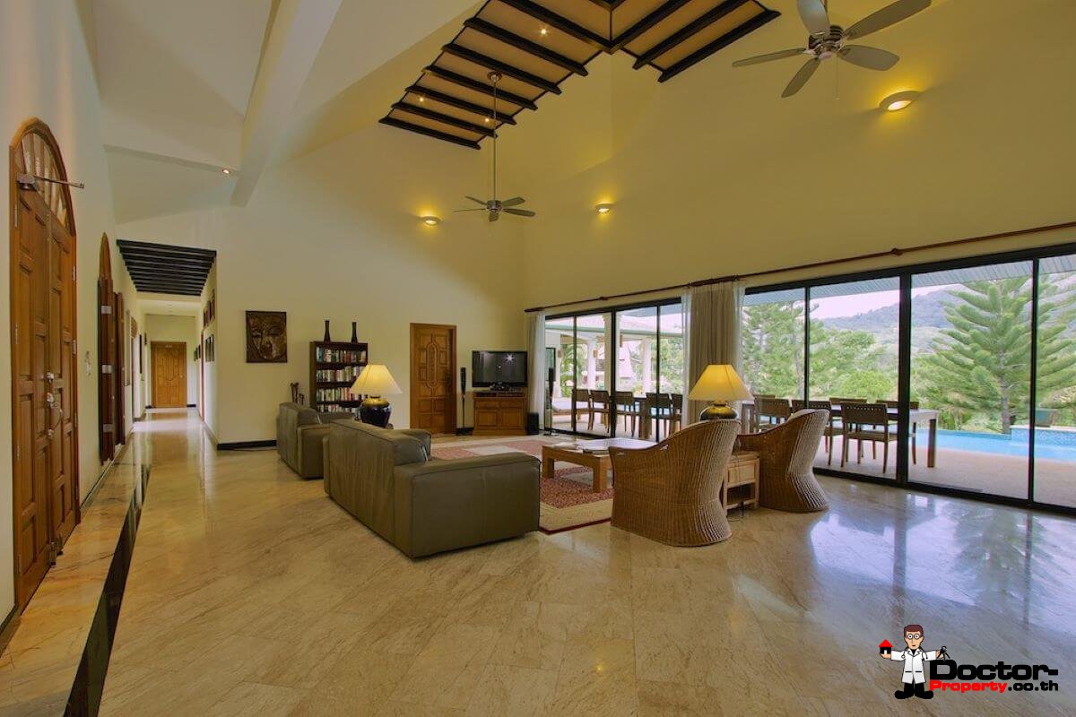 5 Bedroom Panoramic Mountain View Villa - Nai Harn Beach - Phuket - for sale