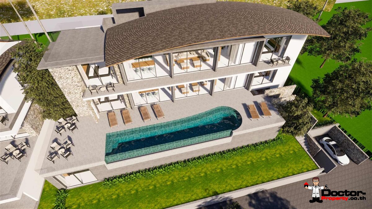 New 6 Bedroom Villa with Sea View - Mae Nam - Koh Samui - for sale
