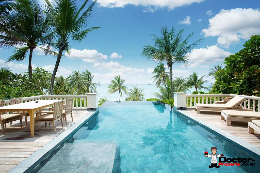 6 Bedroom Unique Ocean Front Pool Trisara Villa - Layan Beach - Phuket - for sale